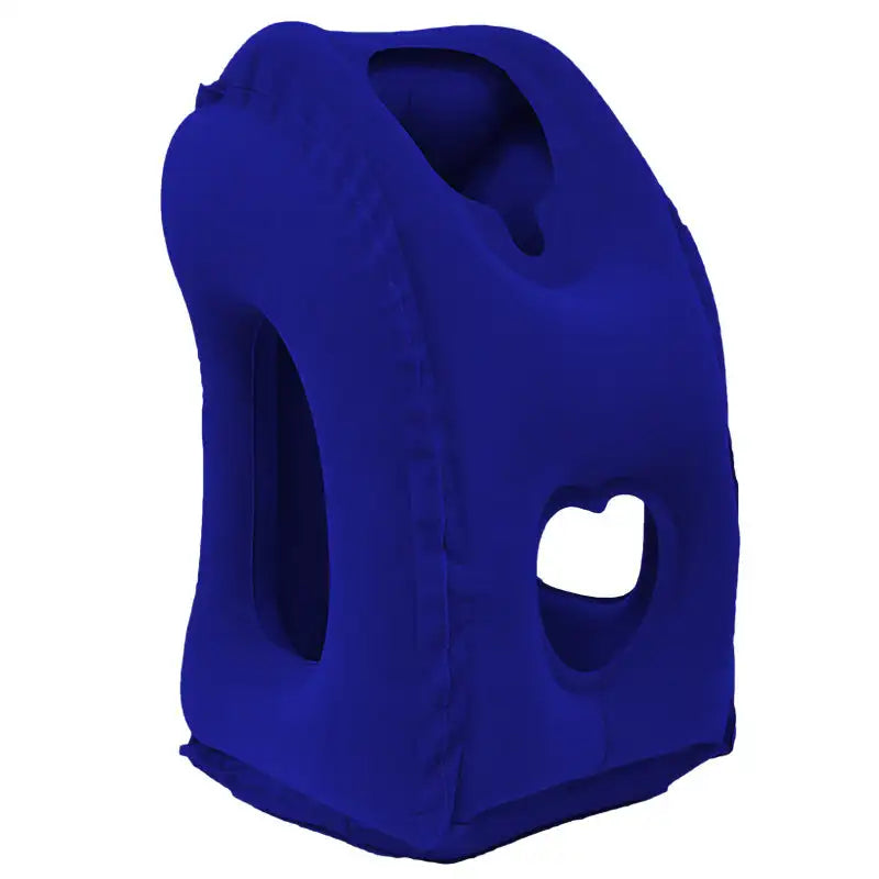 Inflatable Travel Sleeping Bag & Neck Pillow – Portable Cushion for Airplane, Train & Outdoor Travel Dealprice.co.uk
