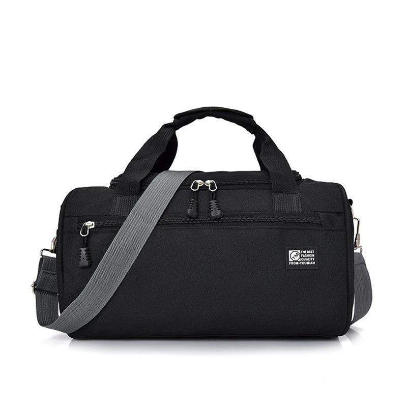 Compact Oxford Fabric Travel Duffle – Crossbody Weekend Carry Bag