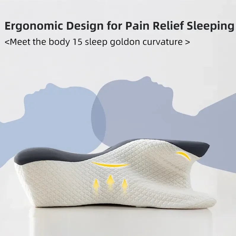 Butterfly Memory Foam Cervical Pillow – Orthopaedic Neck Support for Pain Relief
