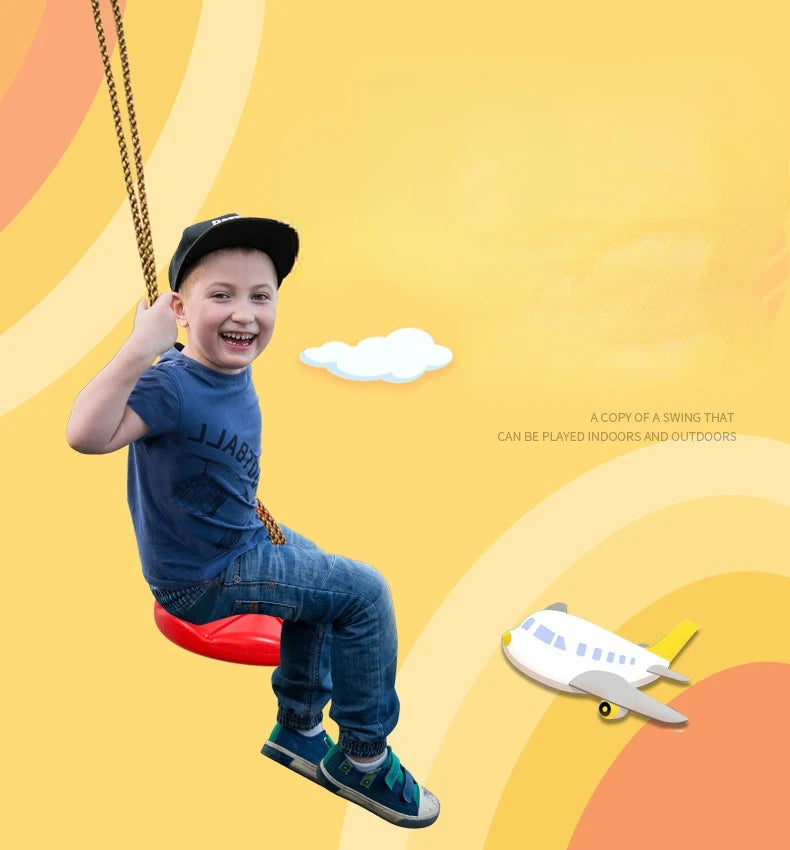 Children’s Disc Swing – Indoor & Outdoor Hanging Swing for Kids Dealprice.co.uk