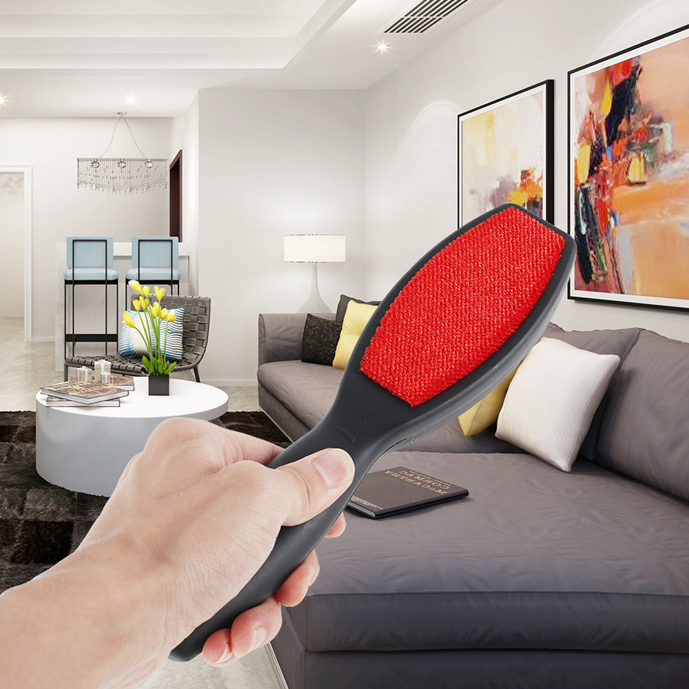 2PCS Double-Sided Reusable Lint Remover – Electrostatic Fabric Shaver & Pet Hair Brush Dealprice.co.uk