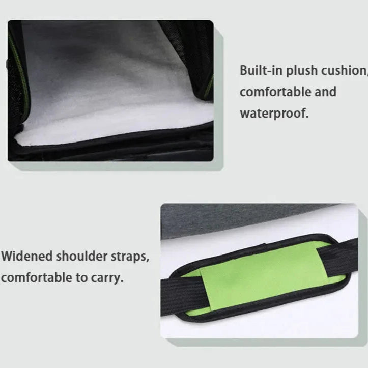 Expandable Airline-Approved Pet Carrier – Foldable Travel Bag for Cats & Dogs