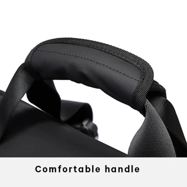 Men's Waterproof Gym Duffel Bag – Bag with Shoe Compartment, Wet/Dry Separation
