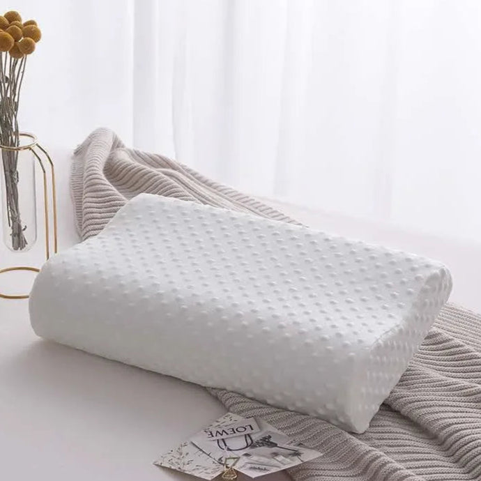 Memory Foam Pillow for Sleeping – Adjustable Orthopedic Contour Pillow for Neck