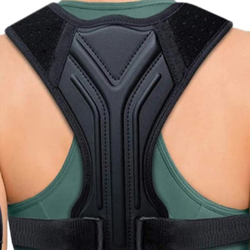 Adjustable Back & Shoulder Support Strap Breathable Triple-Layer Comfort
