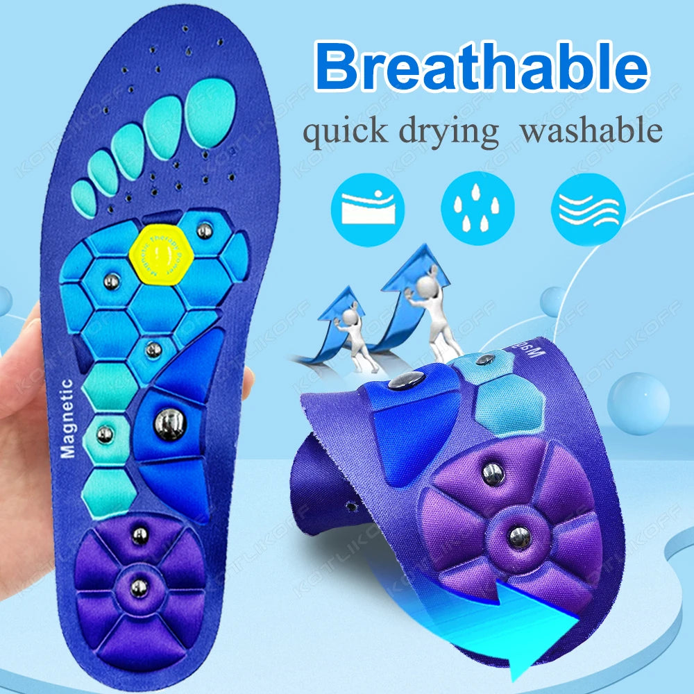 Magnetic Acupressure Insoles for Men & Women – Orthopaedic Gel Inserts
