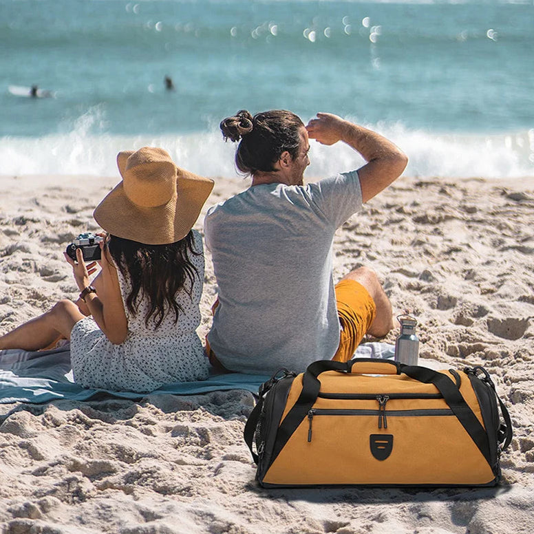 Gym Bag Dry Wet Separate Duffel Bag with Shoe Compartment