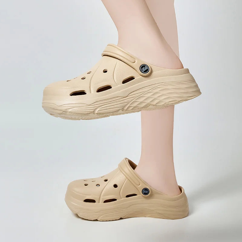 Women's Platform Non-Slip Garden Sandals – Summer Hollow Out EVA Clogs