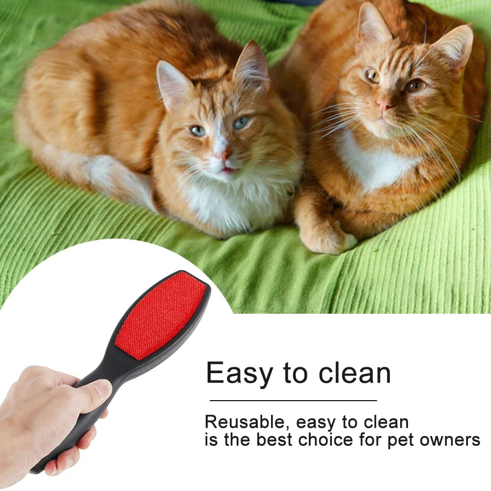 2PCS Double-Sided Reusable Lint Remover – Electrostatic Fabric Shaver & Pet Hair Brush Dealprice.co.uk