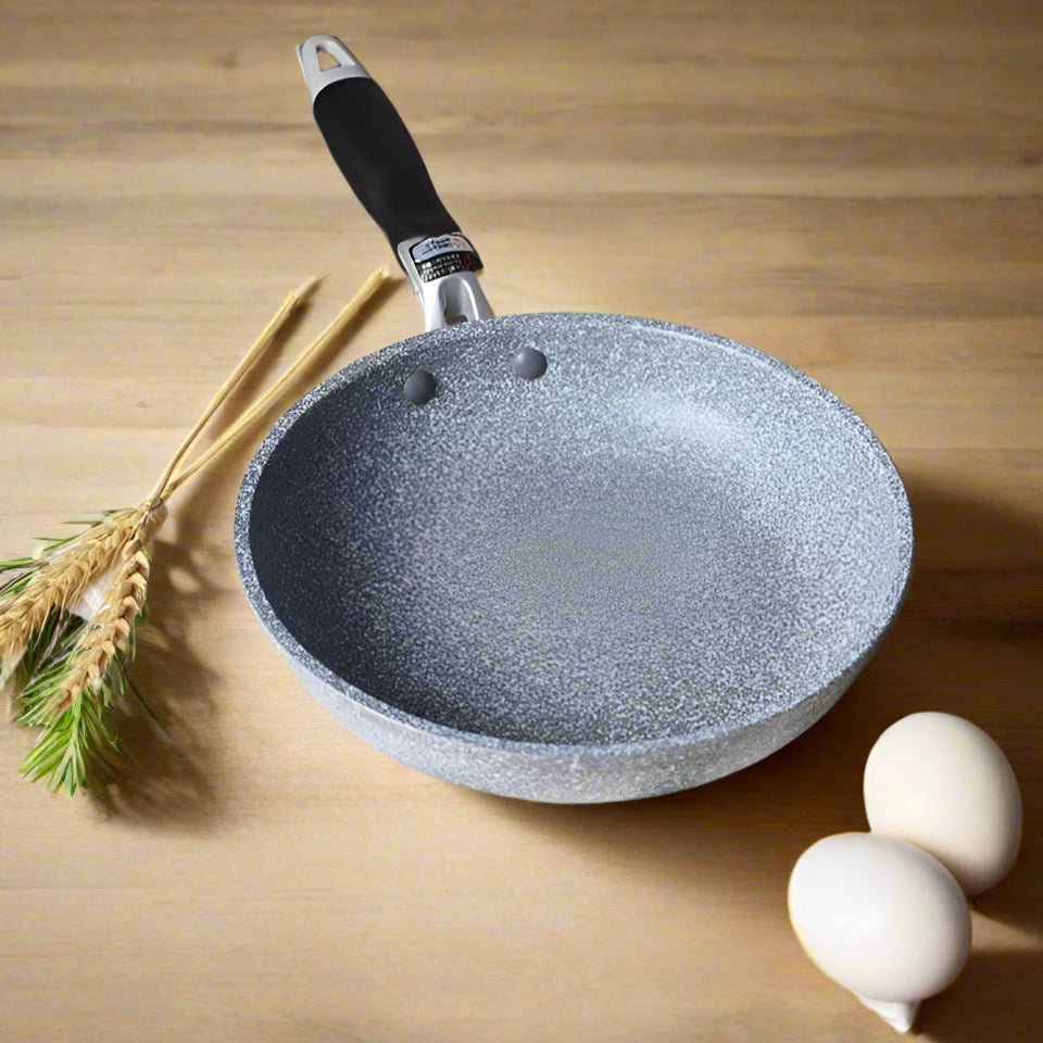 Durable Stone Non-Stick Frying Pan – Wok Non-stick Pan Skillet Cauldron Induction