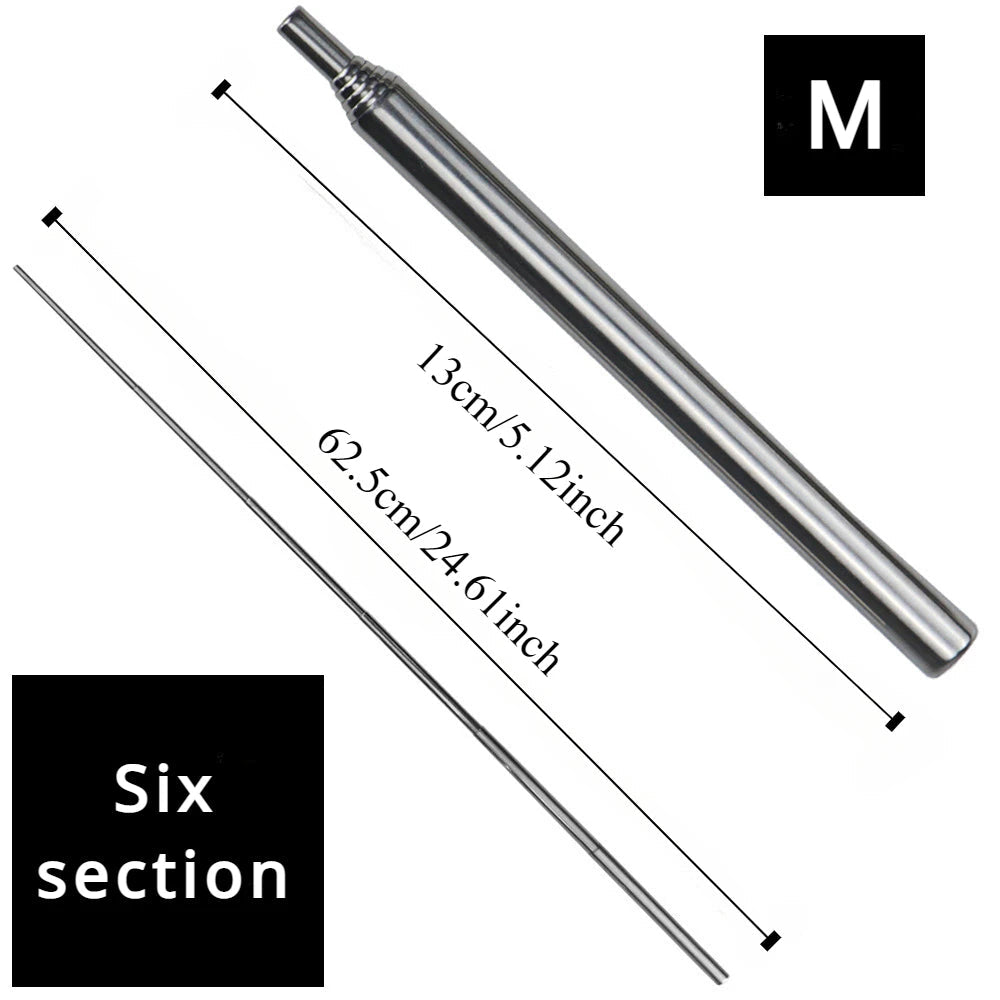 Stainless Steel Retractable Fire Pipe – Outdoor Camping Fire Blower Tool Dealprice.co.uk