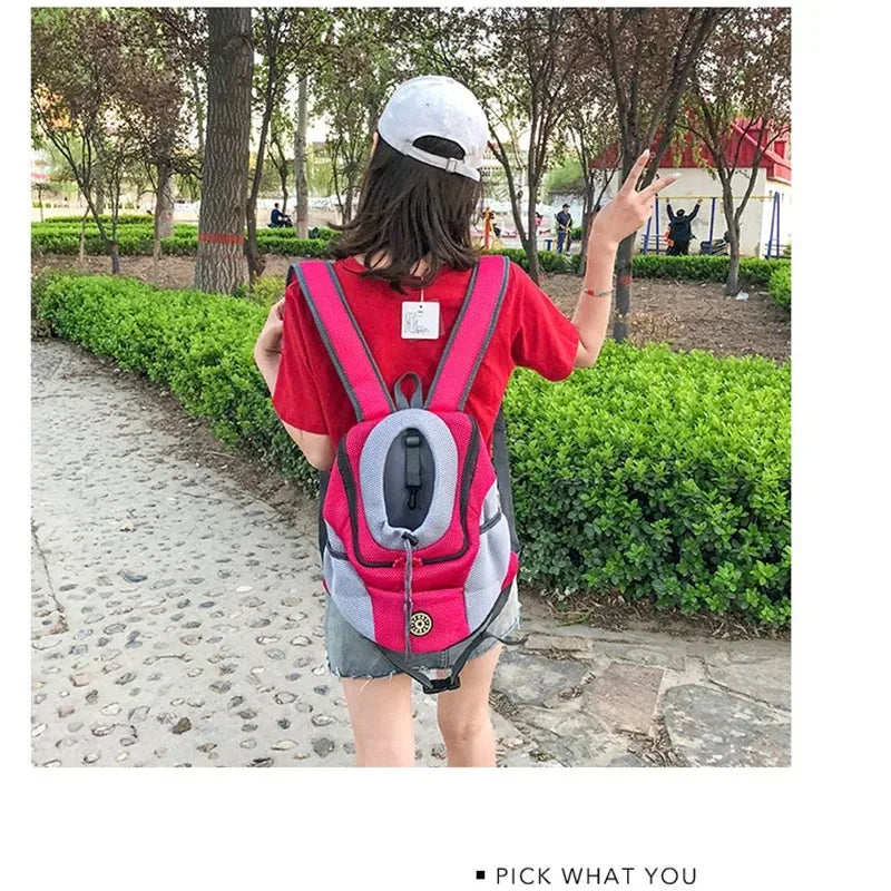 Pet Dog Carrier Backpack – Breathable Front Pack for Small & Medium Dogs & Cats Dealprice.co.uk