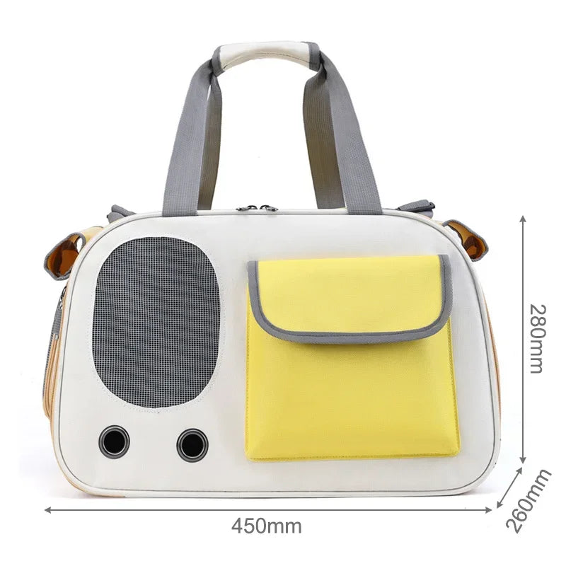 Portable Foldable Pet Carrier Bag – Shoulder Handbag for Small Dogs & Cats Dealprice.co.uk
