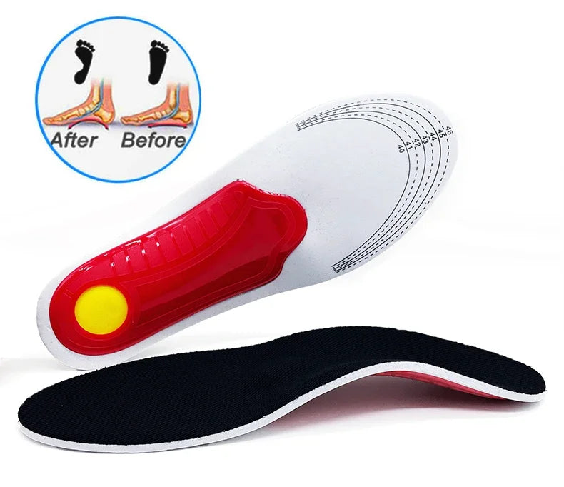 Orthotic Arch Support Insoles – Flatfoot Relief & Pressure Cushioning for Daily Wear