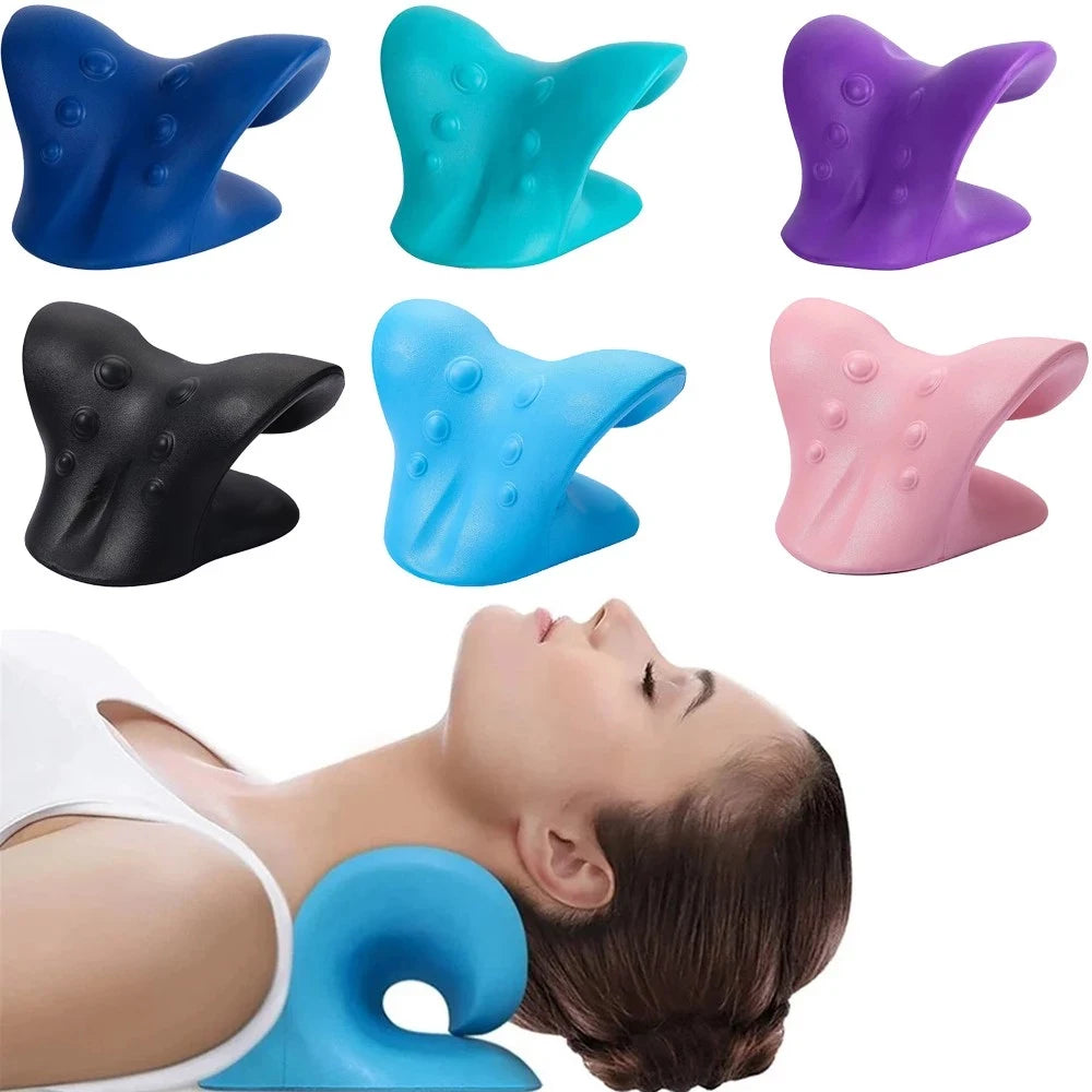 Neck and Shoulder Stretcher Pillow – Neck align Chiropractic Neck Pillow Stretcher