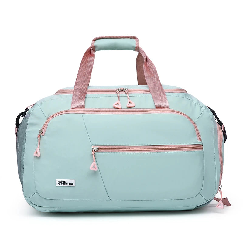 Women’s Large Oxford Travel Tote – Waterproof Gym & Weekend Shoulder Bag