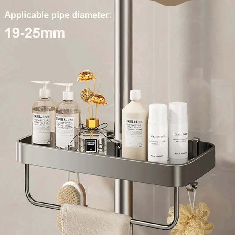 Removable No-Drill Shower Shelf – Sleek & Functional Storage Solution Dealprice.co.uk
