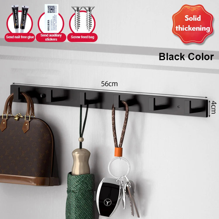 Bathroom Robe Hooks – Wall Mounted Stainless Steel Hook Rack Clothes Hanger