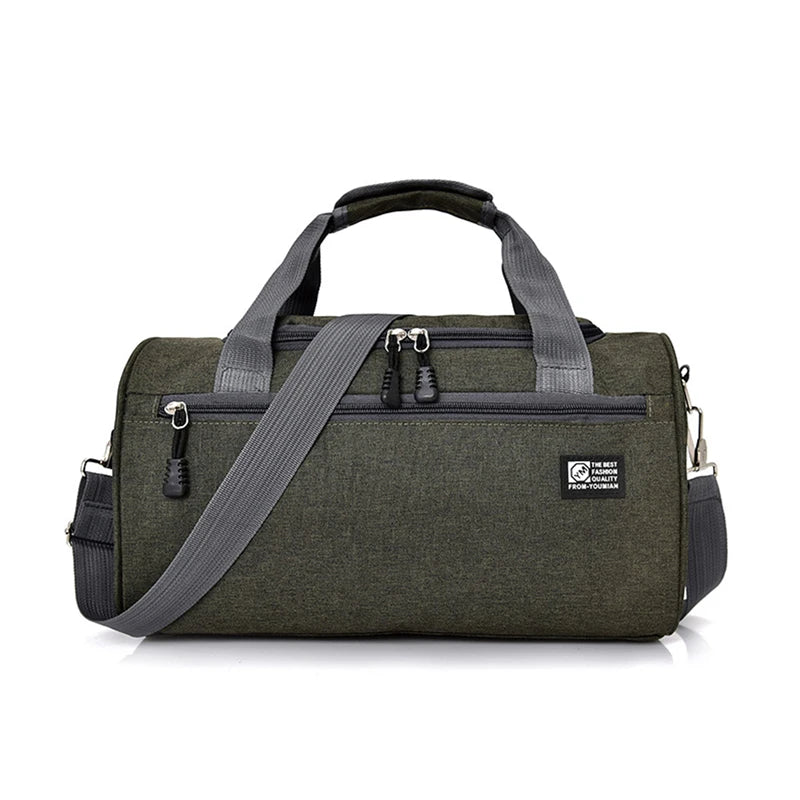 Compact Oxford Fabric Travel Duffle – Crossbody Weekend Carry Bag