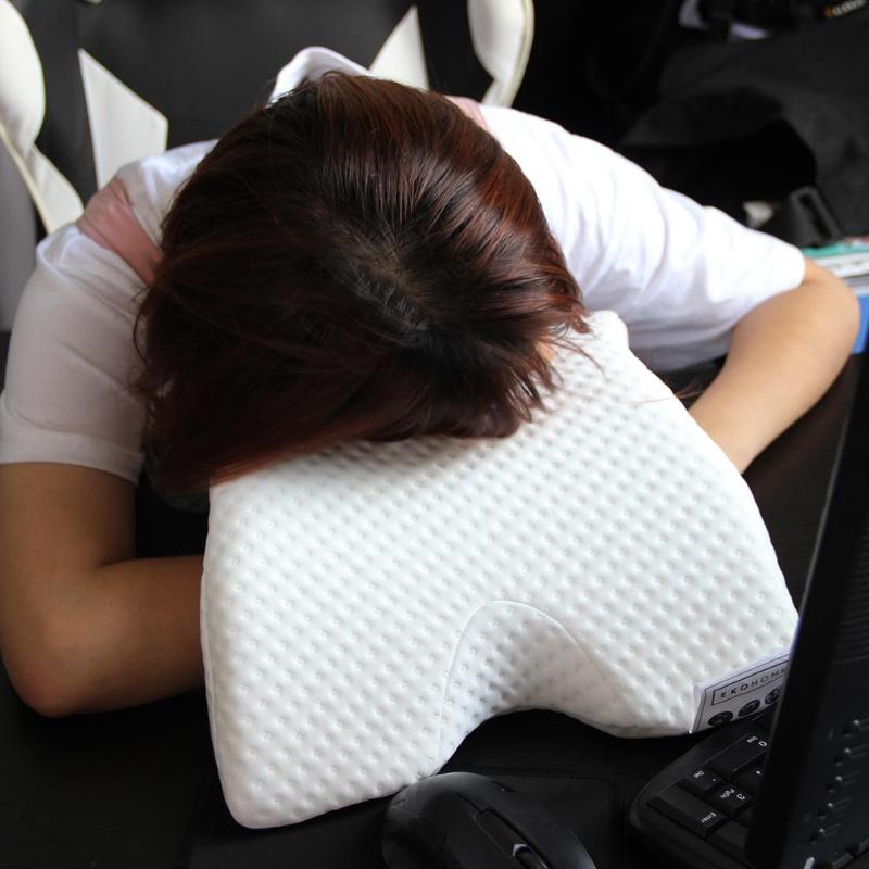 U-Shaped Orthopedic Memory Foam Pillow – Neck & Arm Support for Side Sleepers