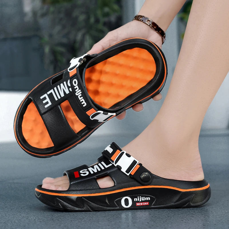 Men’s Comfortable Massage Sandals – EVA Foam Slides Summer Slippers