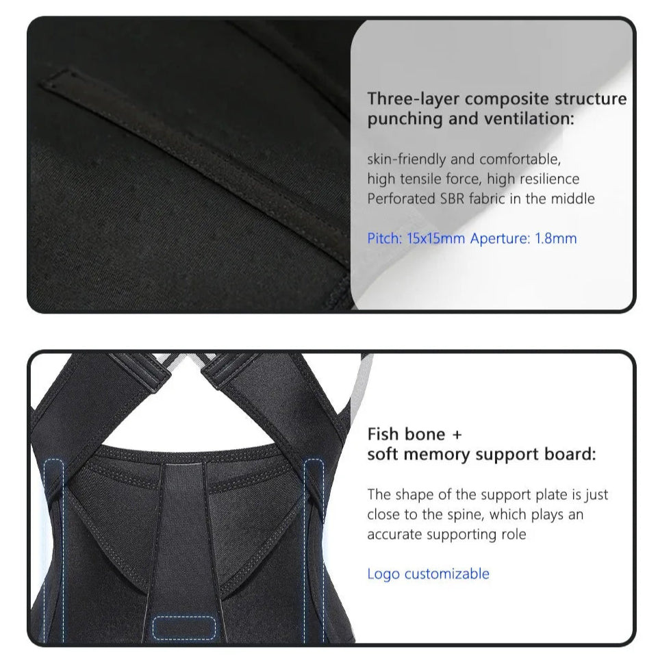 Women’s Posture Corrector Adjustable Back & Shoulder Brace for Upright Posture