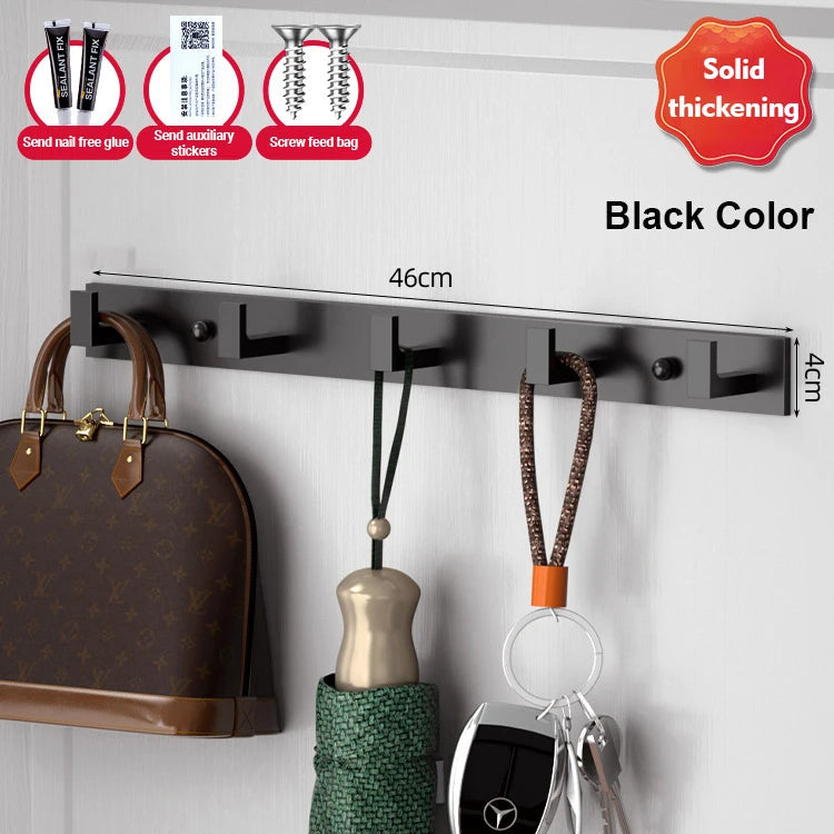 Bathroom Robe Hooks – Wall Mounted Stainless Steel Hook Rack Clothes Hanger