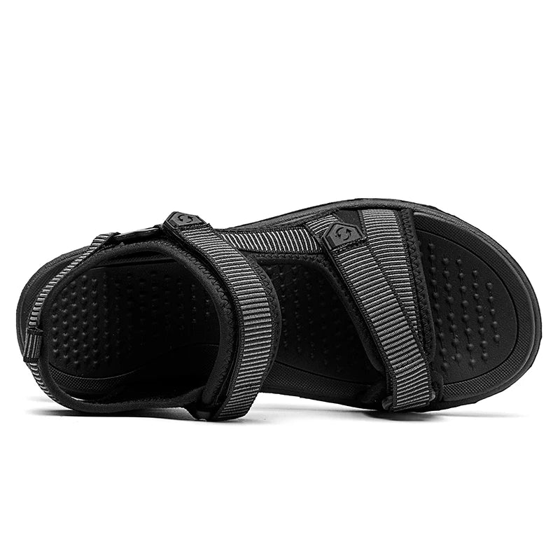 Men’s Casual Comfortable Outdoor Sandals – Hook & Loop Summer Shoes