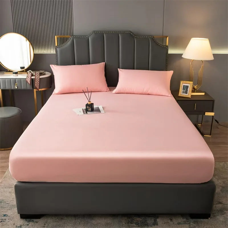 100% Waterproof Fitted Mattress Protector – Breathable Anti-Slip Cover in Multi Sizes