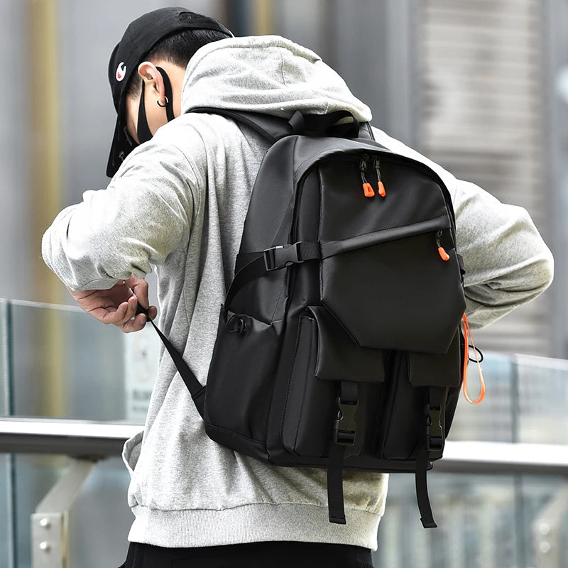 Luxury Men's Waterproof Laptop Backpack – High-Capacity Travel & School Bag Dealprice.co.uk