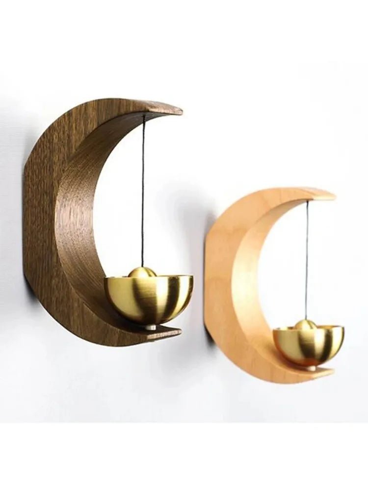 Wooden Doorbell Wind Chime – Decorative Hanging Bell for Home Dealprice.co.uk