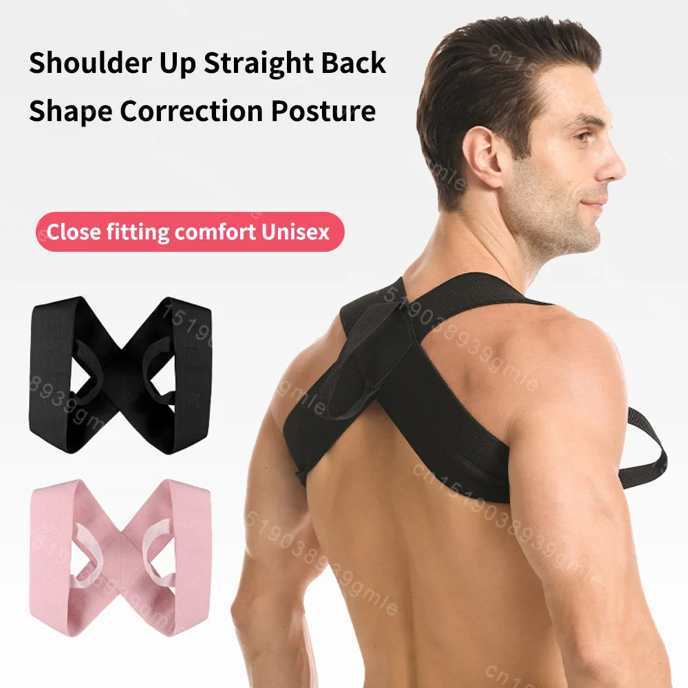 Adjustable Shoulder, Back Posture Corrector Belt – Lightweight Brace for Daily Wear
