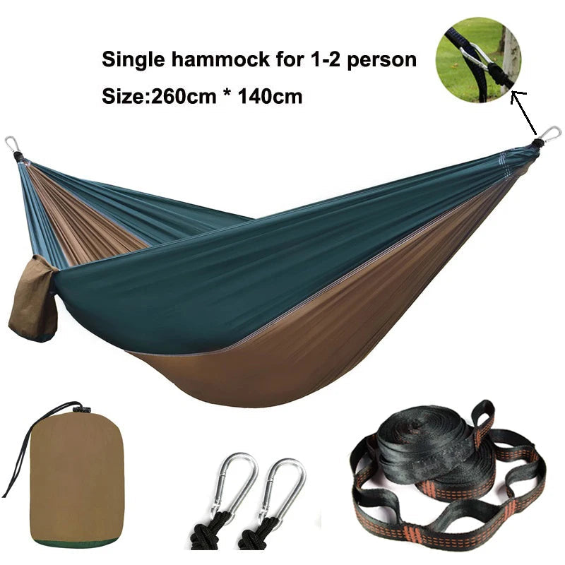 Parachute Camping Hammock – Lightweight, Durable & Double/Single Dealprice.co.uk