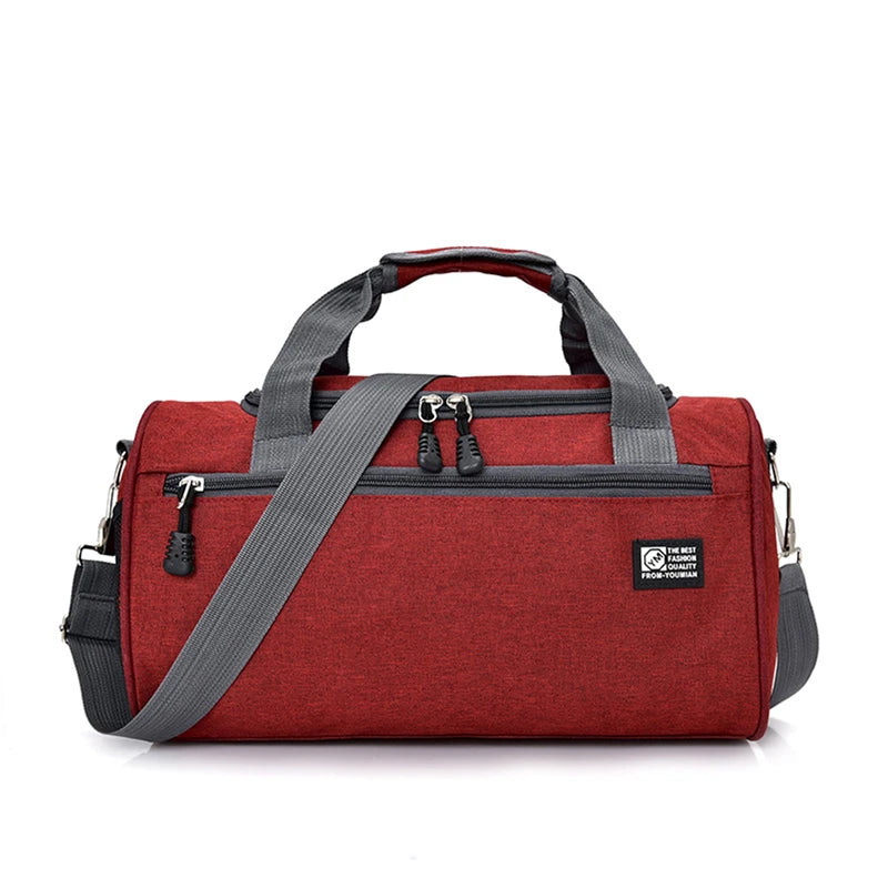 Compact Oxford Fabric Travel Duffle – Crossbody Weekend Carry Bag