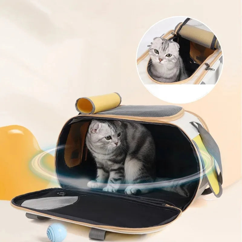Portable Foldable Pet Carrier Bag – Shoulder Handbag for Small Dogs & Cats Dealprice.co.uk