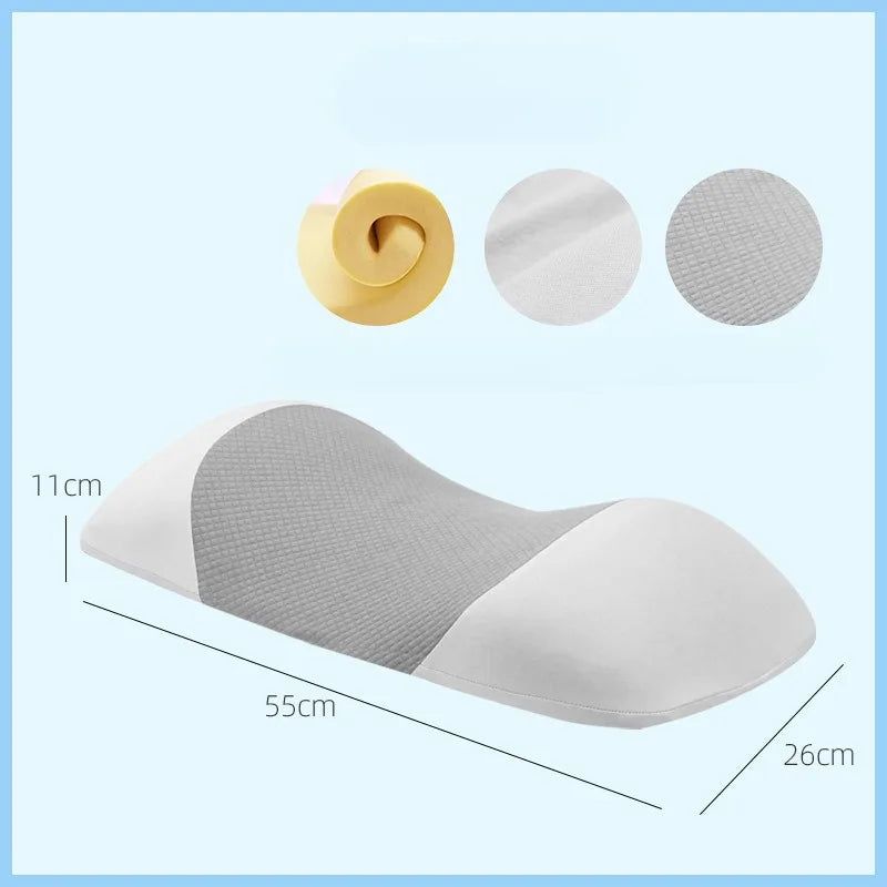 Memory Foam Lumbar Support Pillow – Back & Waist Support for Better Sleep