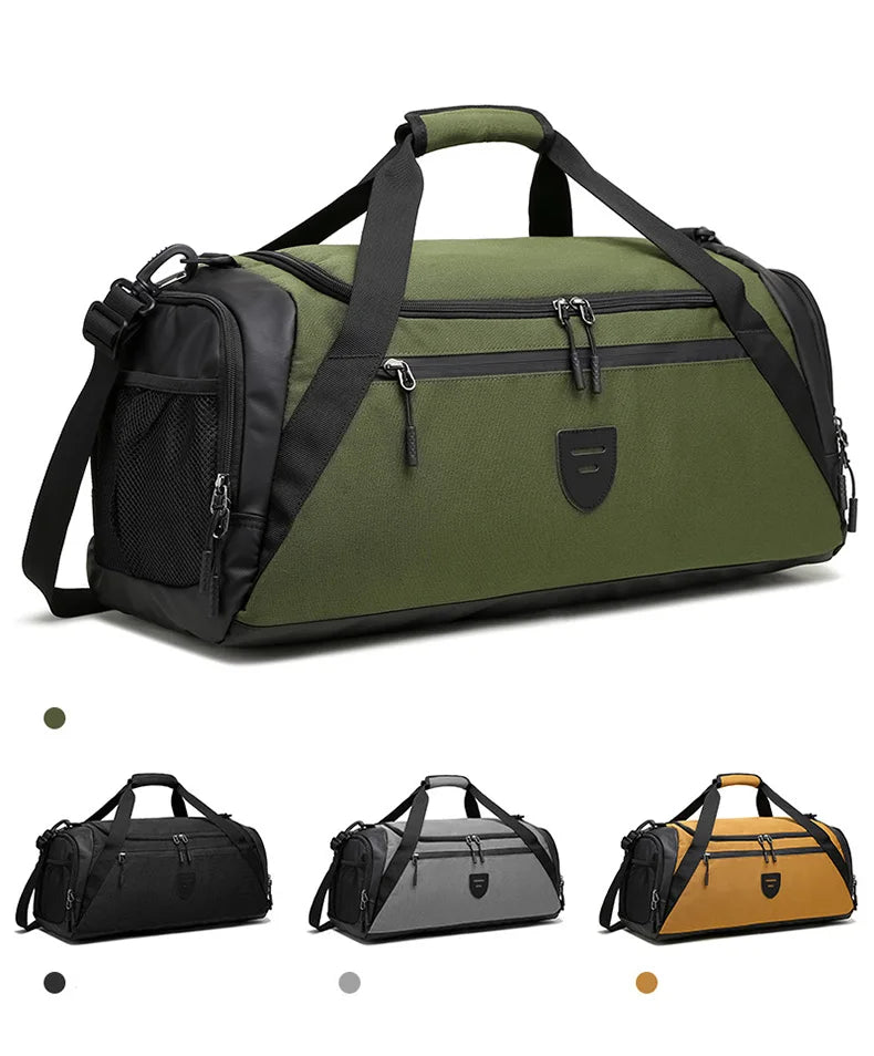 Gym Bag Dry Wet Separate Duffel Bag with Shoe Compartment