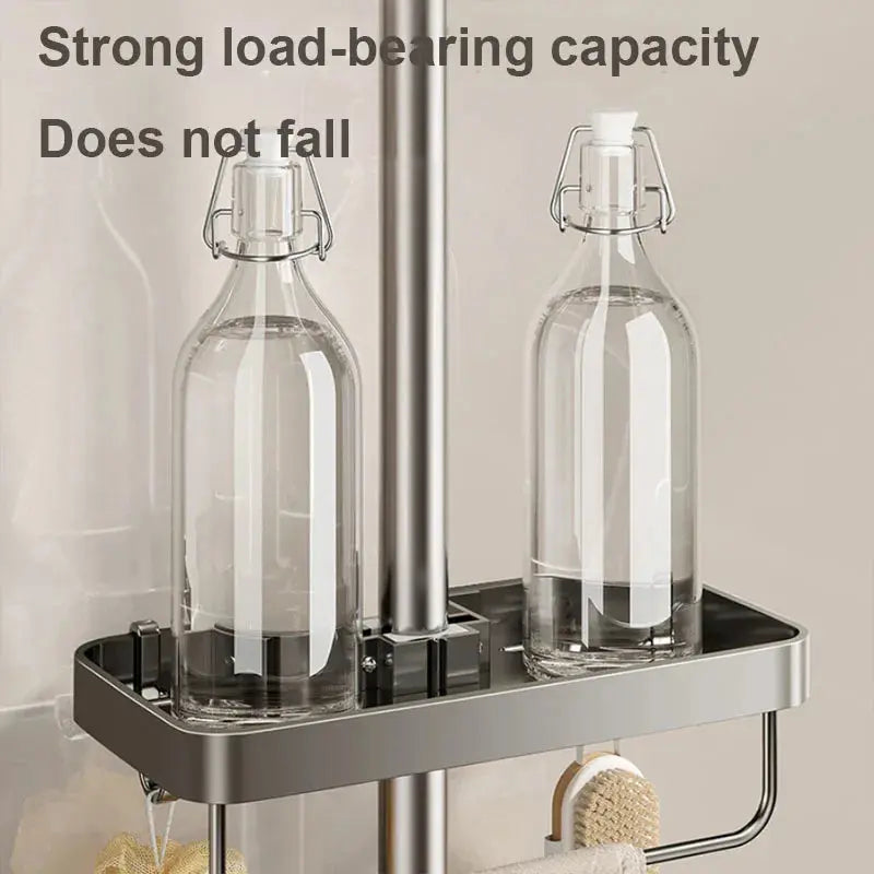 Removable No-Drill Shower Shelf – Sleek & Functional Storage Solution Dealprice.co.uk