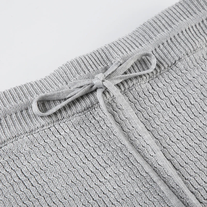 Women’s Knitted Maxi Skirt – High Street Woollen Straight Skirt (Autumn/Winter)