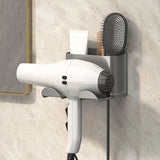 No-Drill Wall-Mounted Hair Dryer Holder – Hands-Free & Space-Saving Dealprice.co.uk