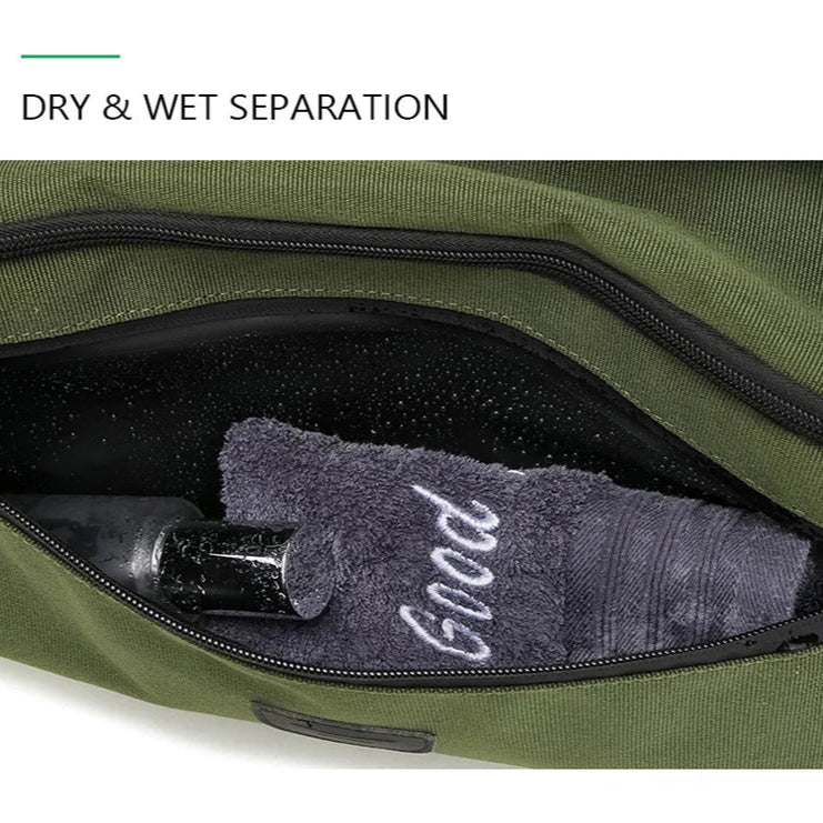 Gym Bag Dry Wet Separate Duffel Bag with Shoe Compartment