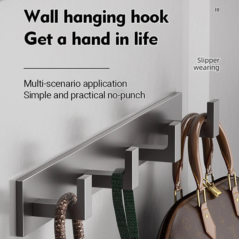 Bathroom Robe Hooks – Wall Mounted Stainless Steel Hook Rack Clothes Hanger