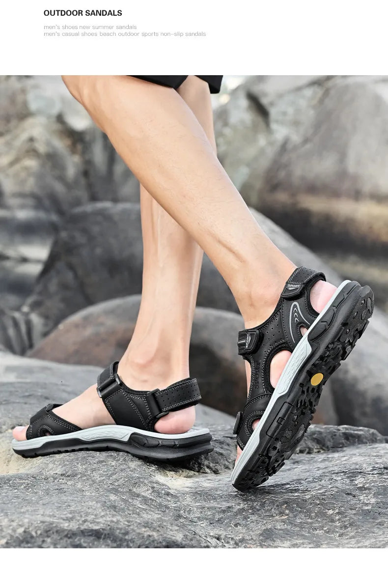 Men’s Summer Sandals – Lightweight Outdoor Beach Sneakers (2025 Casual Comfort)