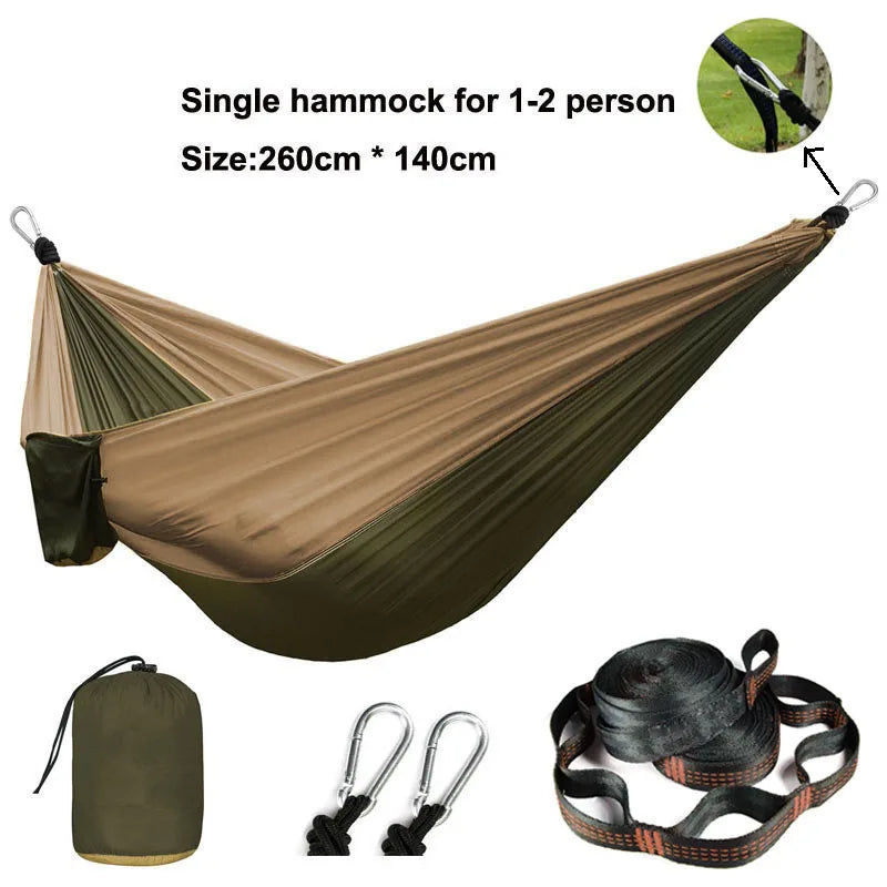 Parachute Camping Hammock – Lightweight, Durable & Double/Single Dealprice.co.uk