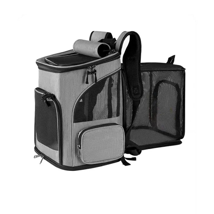 Cat Carrier Backpack – Foldable, Expandable & Travel-Ready for Pets
