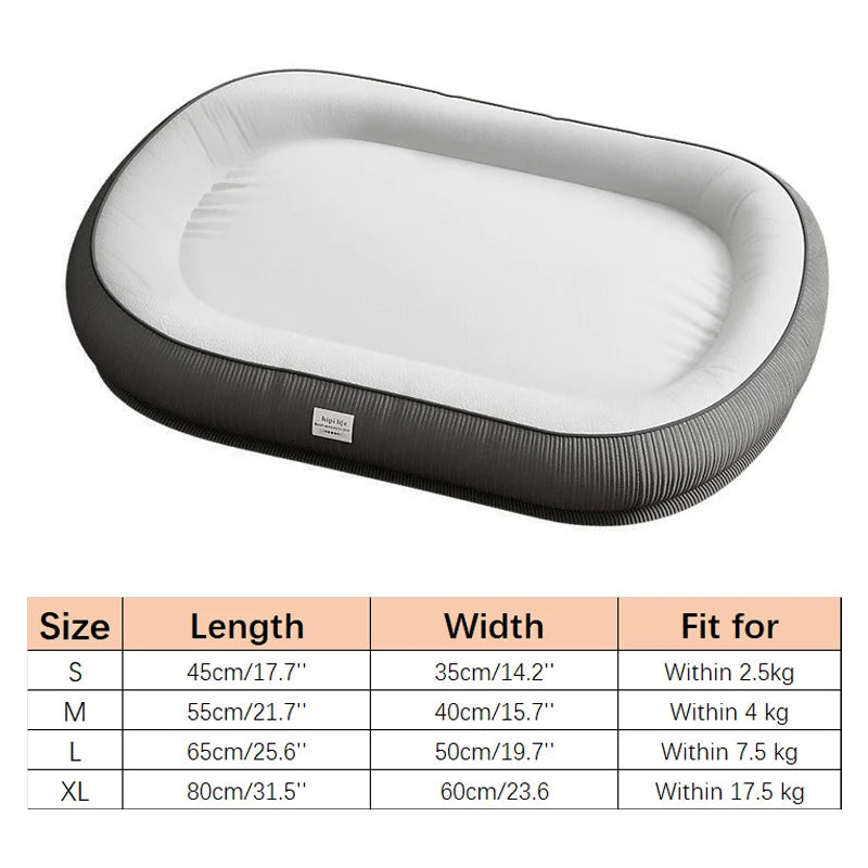 Memory Foam Dog Bed – Soft, Warm & Washable Sleeping Mat for Dogs