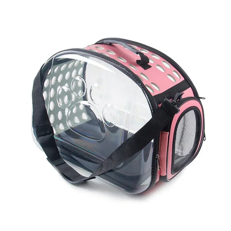 Transparent Pet Shoulder Crossbody Bag – Breathable Carrier for Cats & Small Dogs Dealprice.co.uk