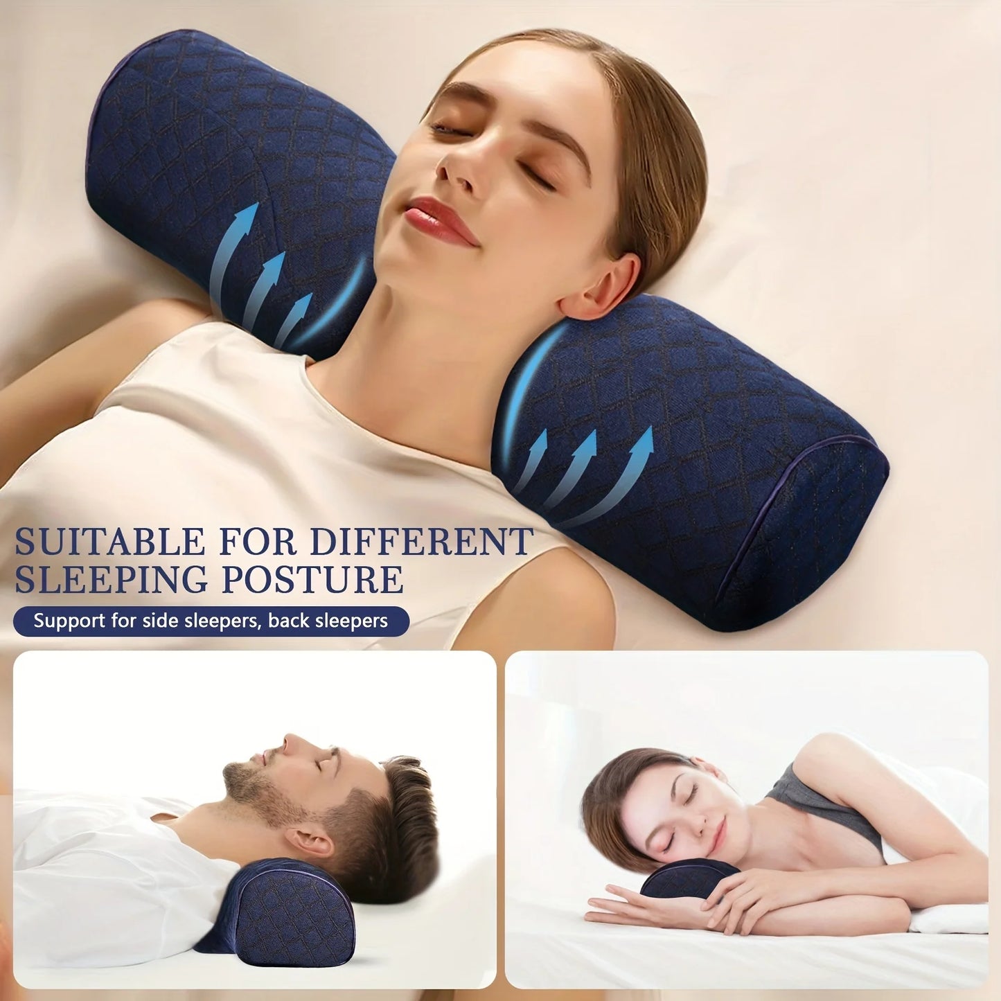 Orthopaedic Neck Pillow – Superior Cervical Support for Better Sleep