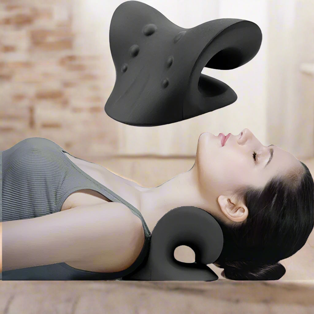 Neck and Shoulder Stretcher Pillow – Neck align Chiropractic Neck Pillow Stretcher