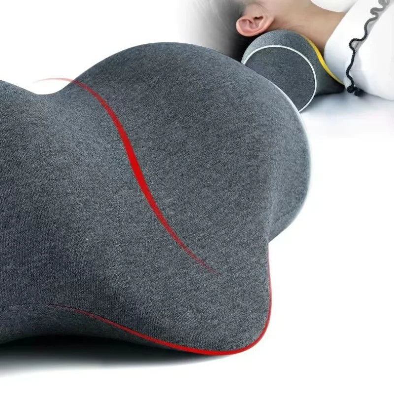 Ergonomic Neck Traction Pillow – Memory Foam Cervical Support for Sleeping